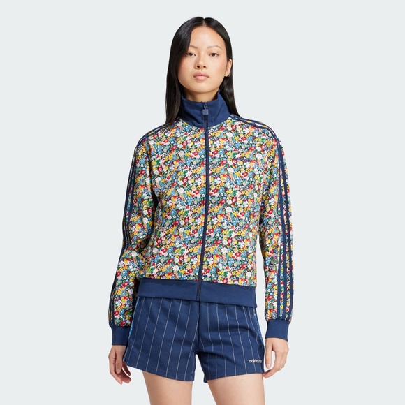 NWT Adidas Originals Women's Her Studio Liberty of London Track Jacket JC7775 - Picture 2 of 13